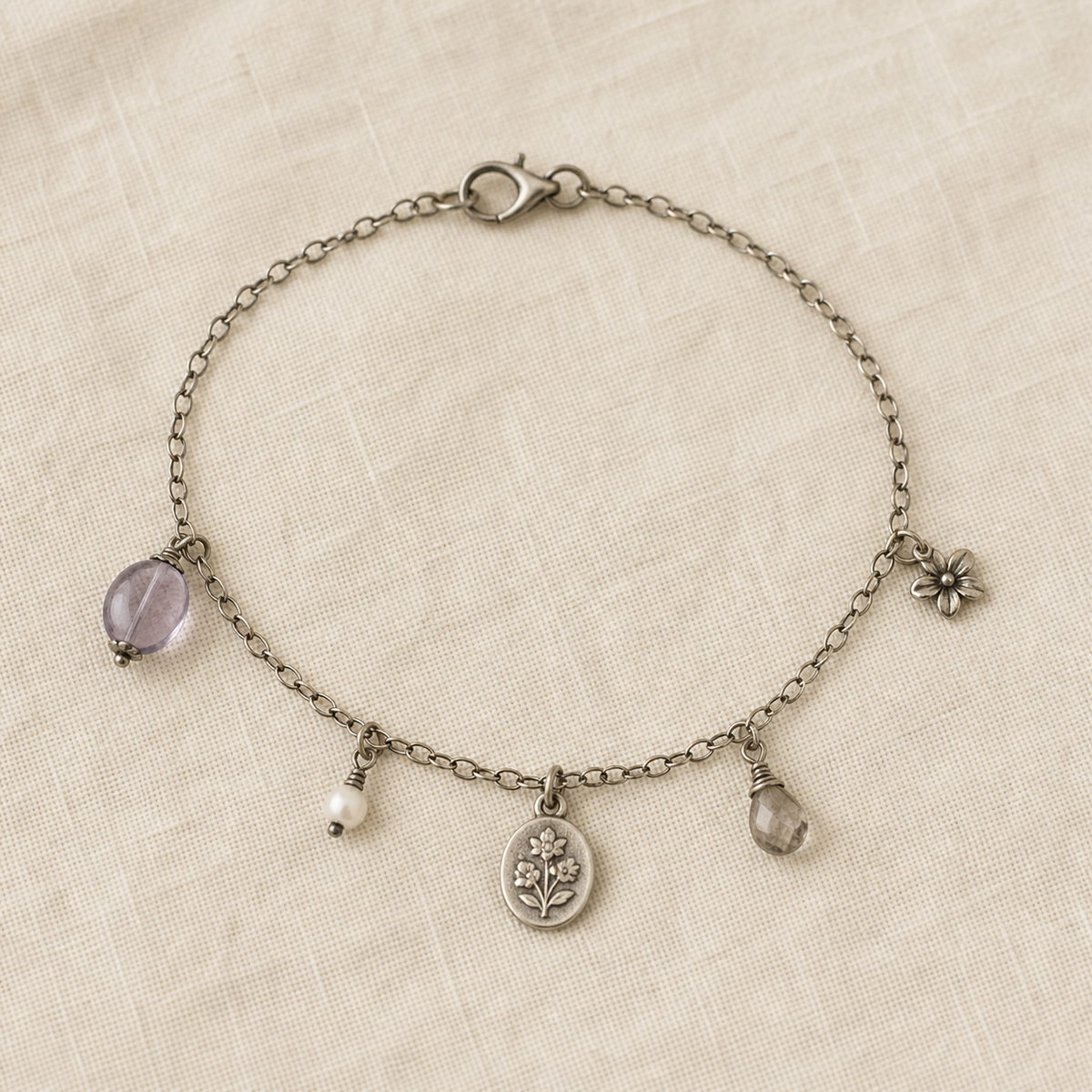 Lavender Keepsake Bracelet — Gemmy Pocket concept photograph