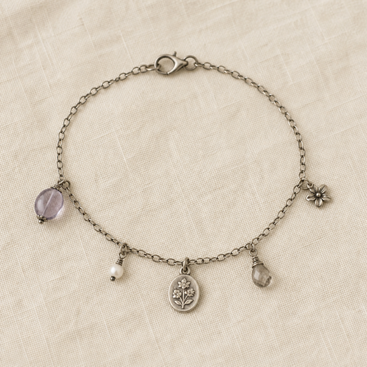 Lavender Keepsake Bracelet — Gemmy Pocket concept photograph